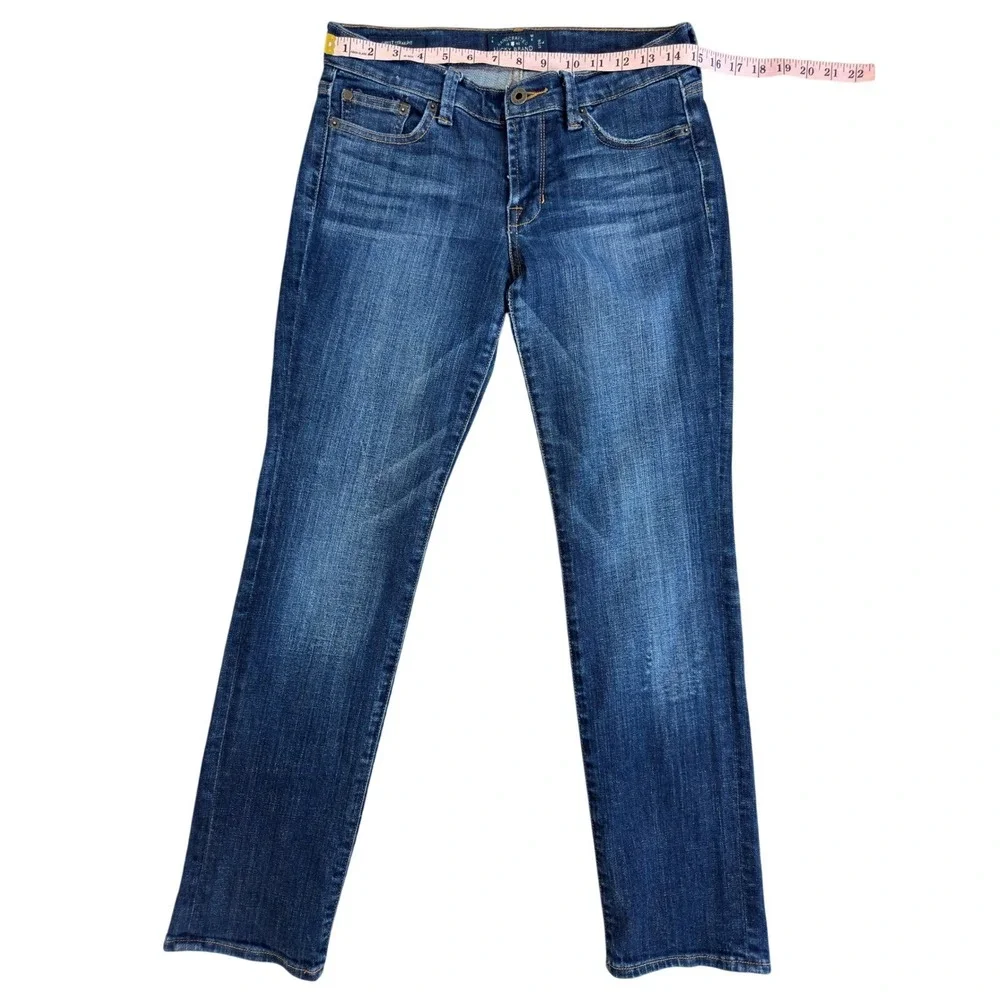 Lucky Brand Sweet Straight Jeans Womens 2/26‎ Dark Wash Blue Denim Stretch Jeans